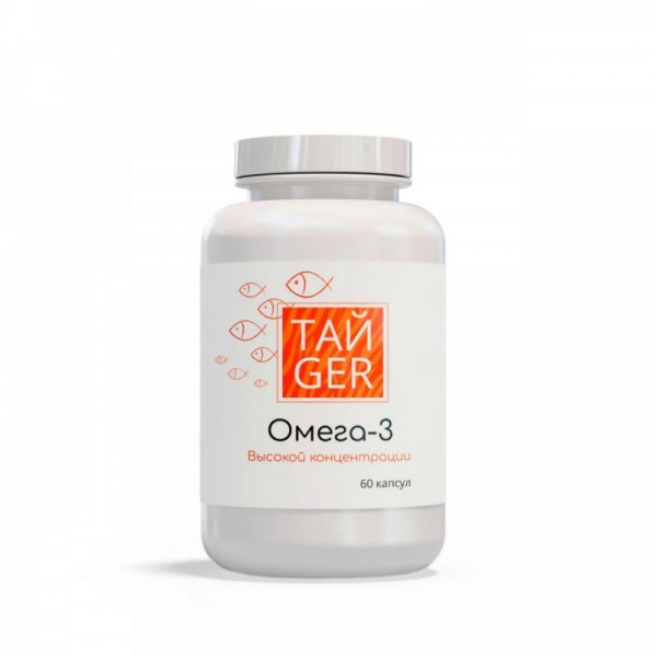 Омега-3 ТАЙGER, 1620 мг, 60 капсул