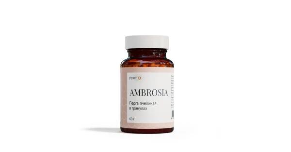 Купить AMBROSIA перга пчелиная, 60 г за 390 руб. в магазине Рукето