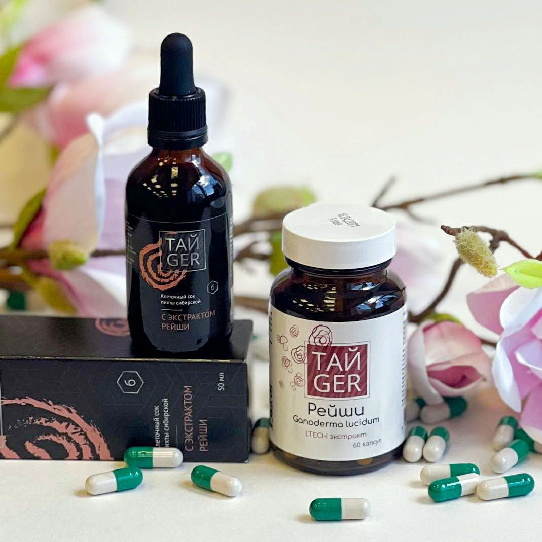 Экстракт рейши ТАЙGER, 60 капсул
