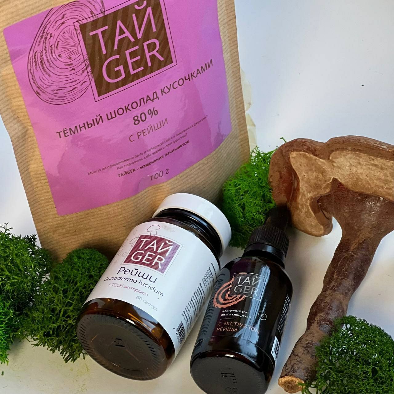 Экстракт рейши ТАЙGER, 60 капсул