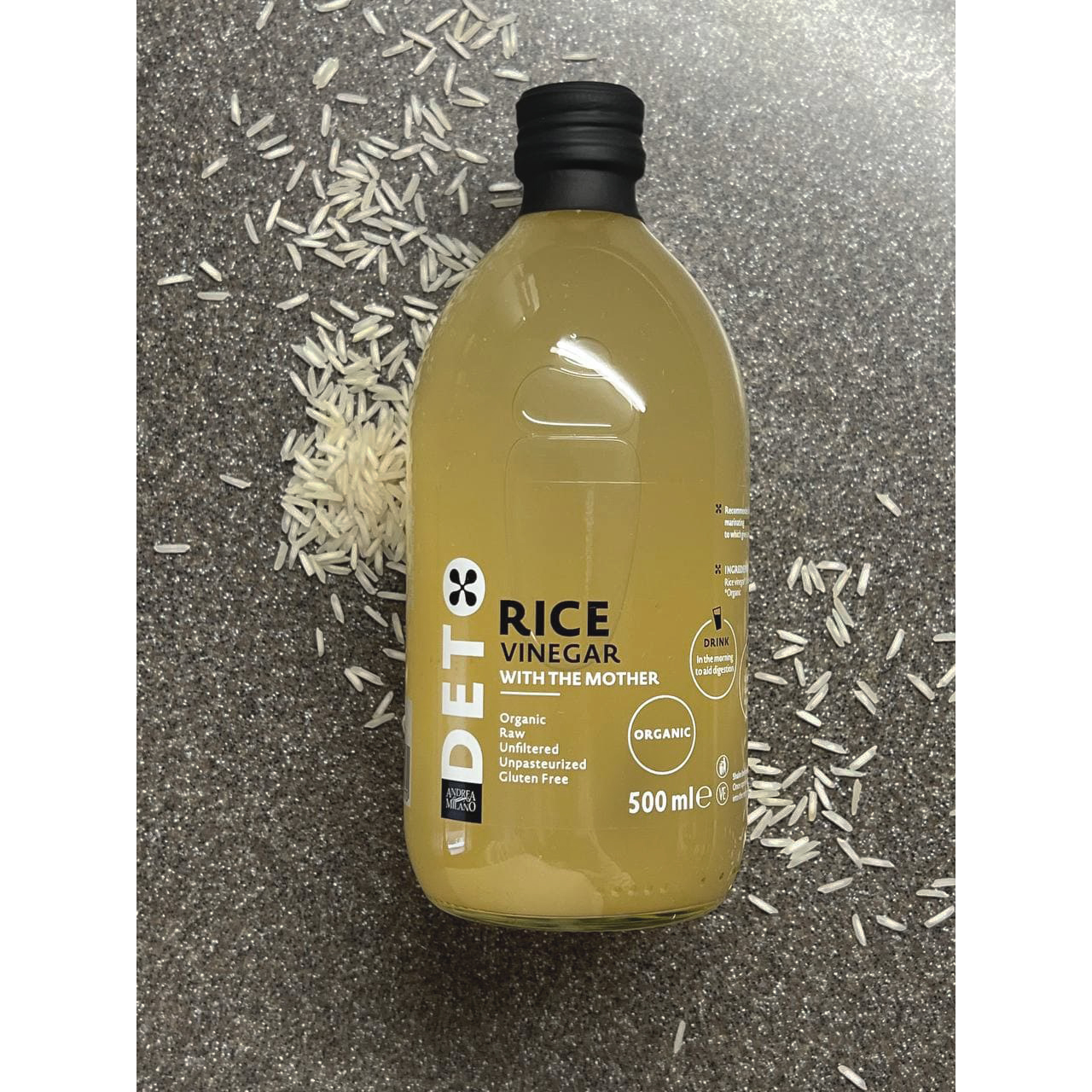 Рисовый органический нефильтрованный уксус, 500 мл