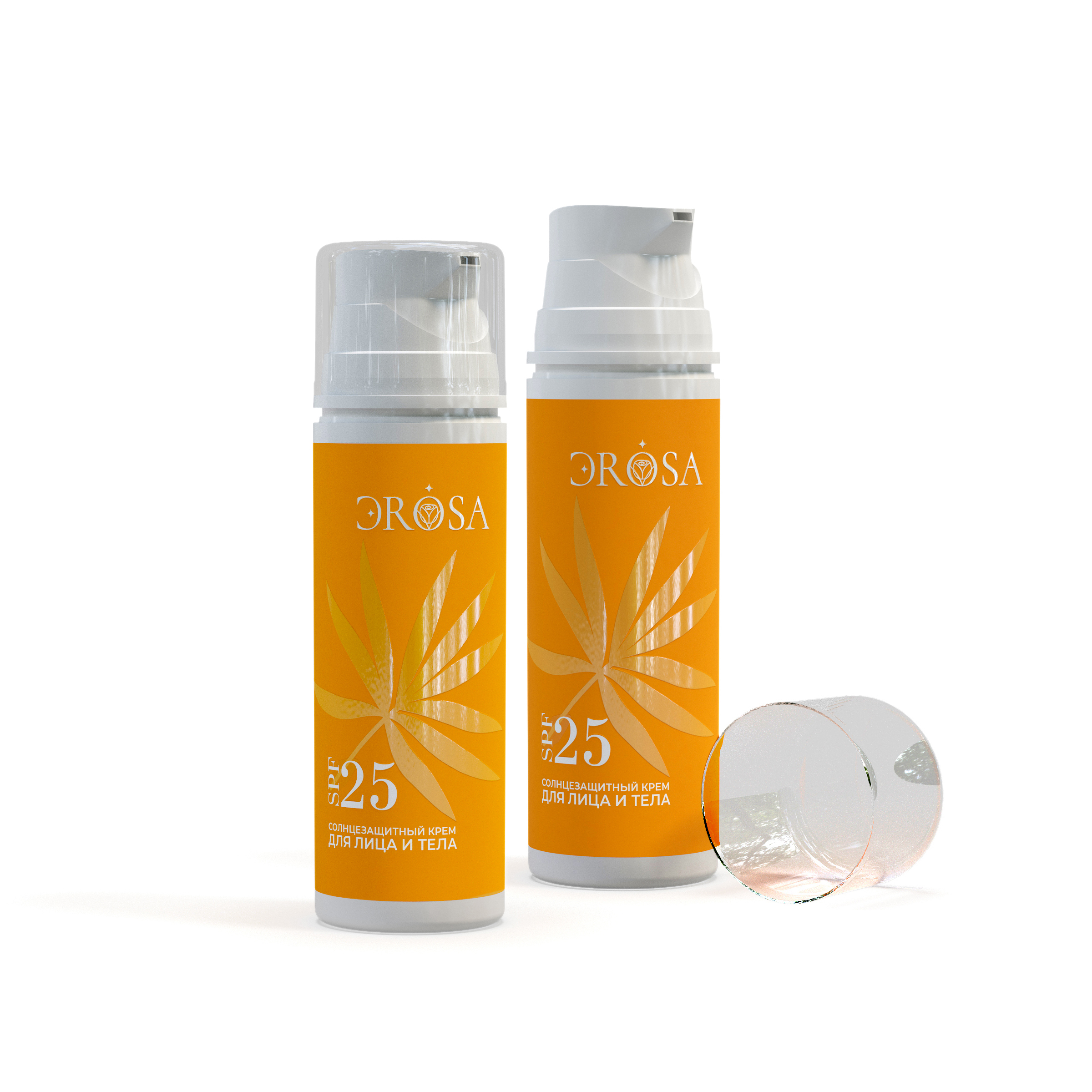 Солнцезащитный крем SPF25 для лица и тела, ЭROSA, 150 мл