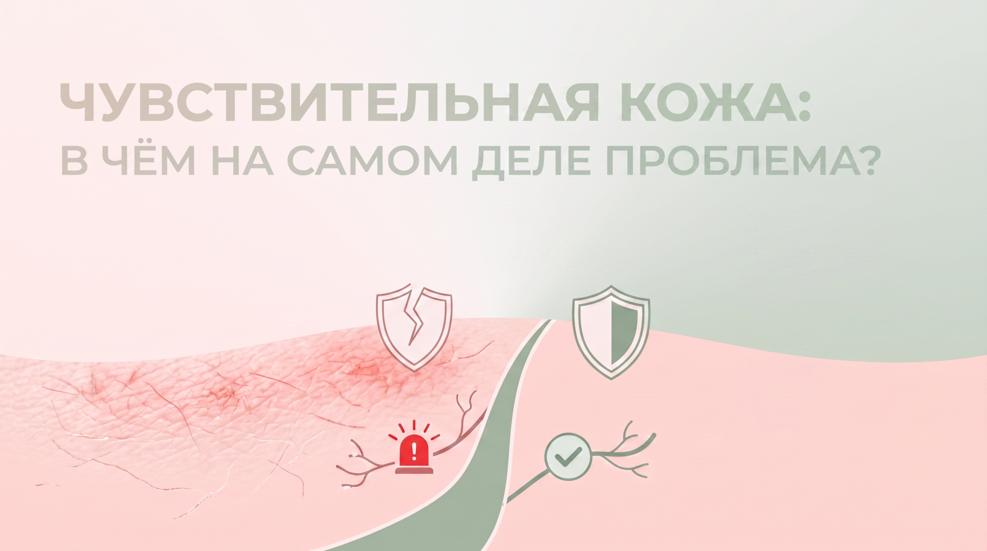 Чувствительная кожа: в чём на самом деле проблема?