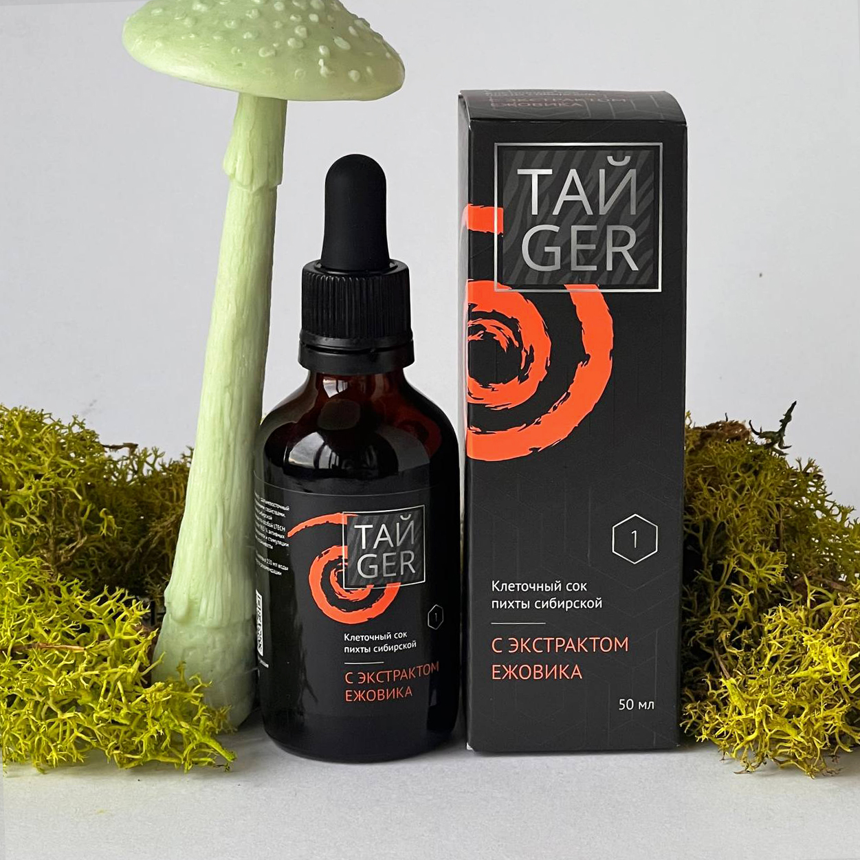 Клеточный сок пихты с экстрактом ежовика ТАЙGER, 50 мл