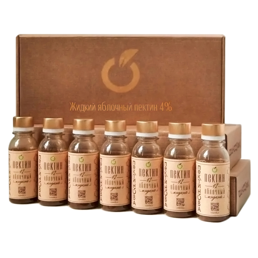 Жидкий яблочный пектин «Пектинова», 7 бутылочек по 100 мл