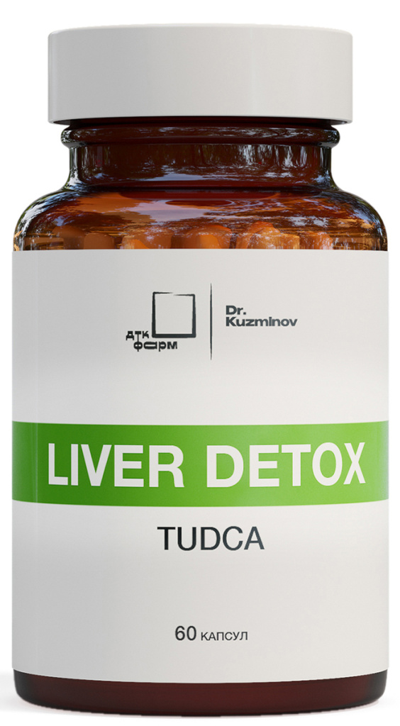 Средство для поддержки детокса печени и жёлчевыводящей системы Liver Detox, 60 капсул