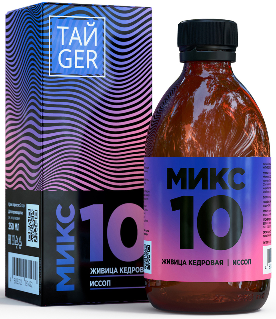 Микс 10 ТАЙGER, 250 мл