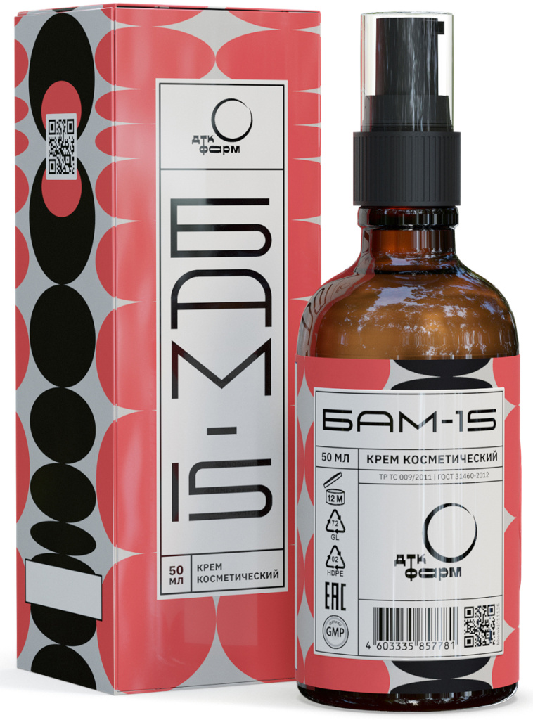 Крем косметический БАМ-15, 50 мл