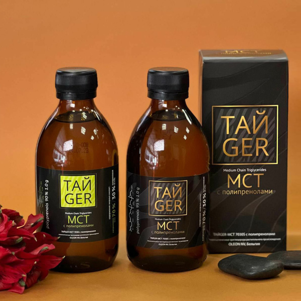 Масло МСТ ТАЙGER с полипренолами 90 %, 250 мл / 1 г