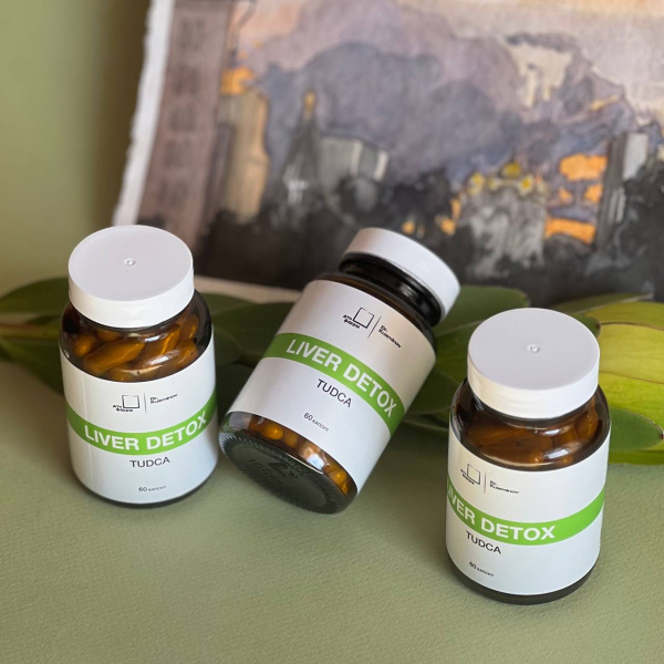 Средство для поддержки детокса печени и жёлчевыводящей системы Liver Detox, 60 капсул