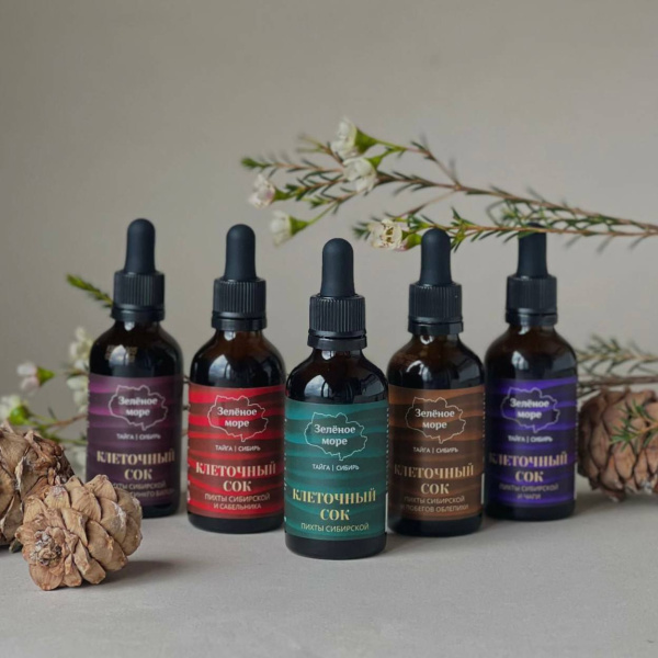 Клеточный сок пихты сибирской и сабельника «Зелёное море», 50 мл