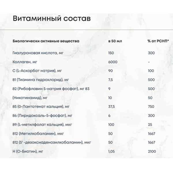 Коллаген с гиалуроновой кислотой, биотином и витамином C со вкусом ананаса / 12 шт