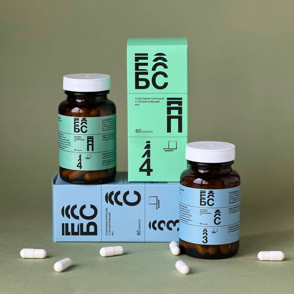 Психобиотик БСП-4, корректор психоэмоционального состояния, 60 капсул