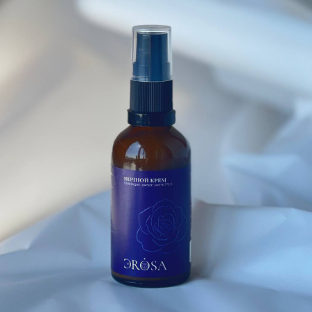 Ночной крем для кожи лица с витамином В3 и полифенолами зелёного чая, ЭROSA, 50 мл