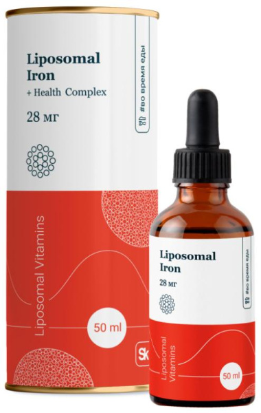 Комплекс Liposomal Iron + Health Complex, Liposomal Vitamins, 50 мл