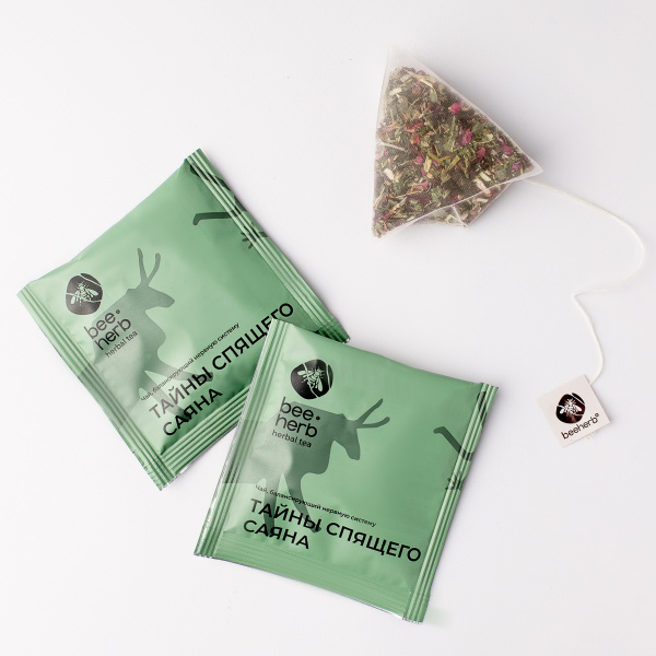 Травяной чай «Тайны спящего Саяна», балансирующий нервную систему, Beeherb, 15 пакетиков, 60 г