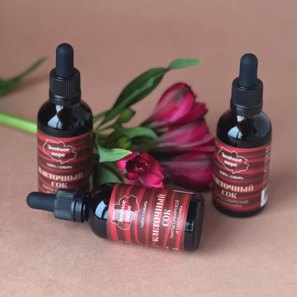 Клеточный сок пихты сибирской и сабельника «Зелёное море», 50 мл