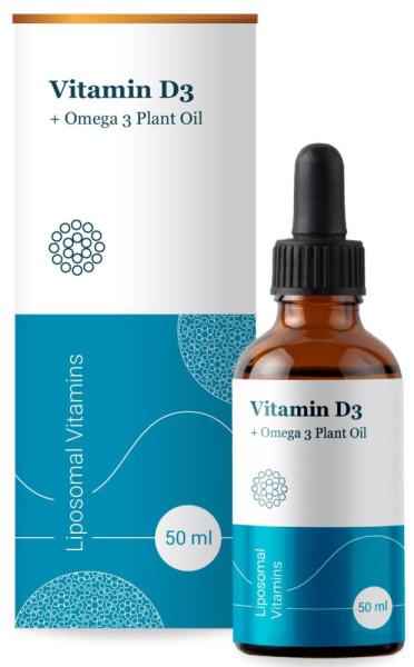 Комплекс Vitamin D3 + Omega 3, Liposomal Vitamins, 50 мл