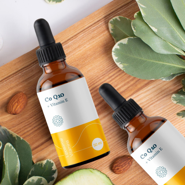 Комплекс Coenzym Q10 + Vitamin E, Liposomal Vitamins, 50 мл