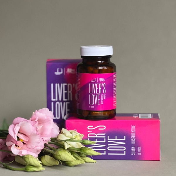 Средство для поддержки функций печени Liver's Love, 60 капсул
