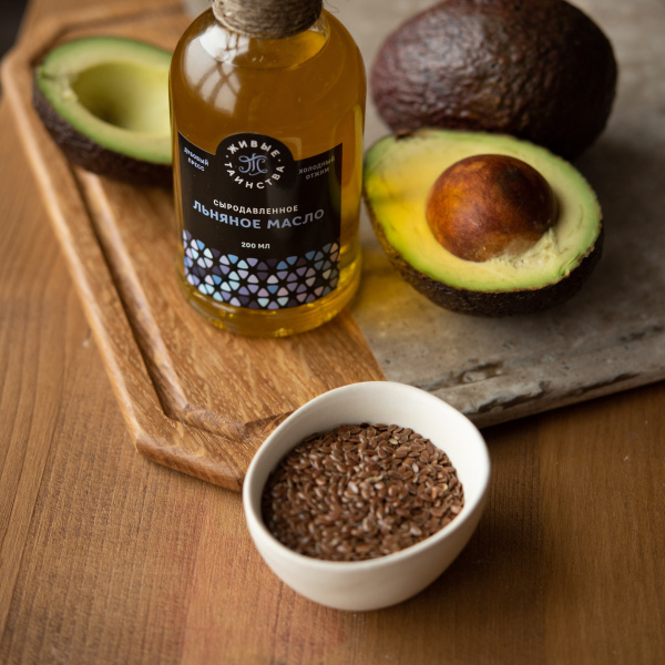 Сыродавленное масло Льняное , 200 мл