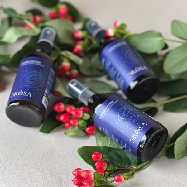 Тоник-бустер для кожи лица с витамином С и экстрактом чёрной смородины, ЭROSA, 100 мл