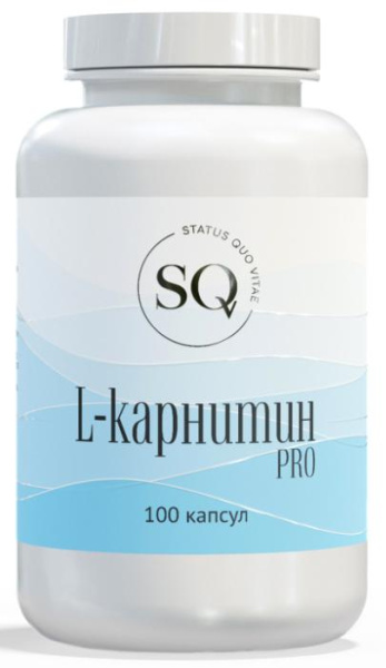 L-Карнитин Pro, SQV, 100 капсул