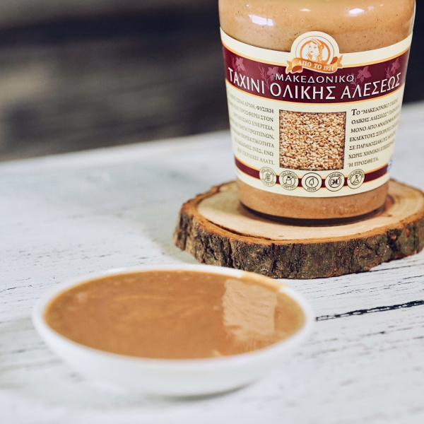 Кунжутная паста тахини македонская из особых неочищенных семян, 300 г