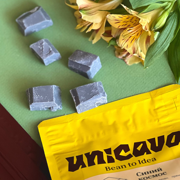 Белый шоколад «Синий космос», без сахара, 100 г