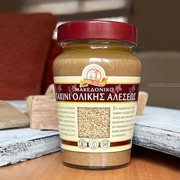 Кунжутная паста тахини македонская из особых неочищенных семян, 300 г