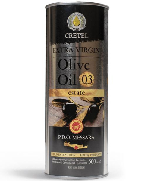 Оливковое масло Cretel Estate Extra Virgin P.D.O. Messara, 500 мл