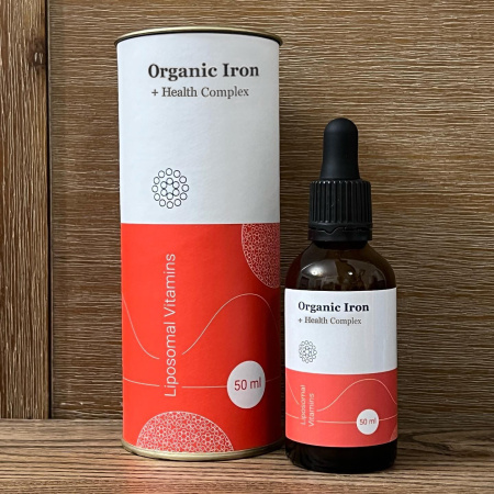 Комплекс Organic Iron + Health Complex, Liposomal Vitamins, 50 мл