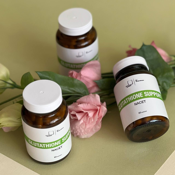Средство для повышения антиоксидантного потенциала Glutathione support, 60 капсул
