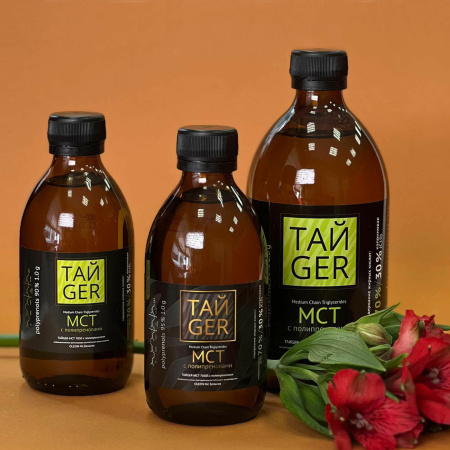 Масло МСТ ТАЙGER с полипренолами 90 %, 500 мл  /  2 г