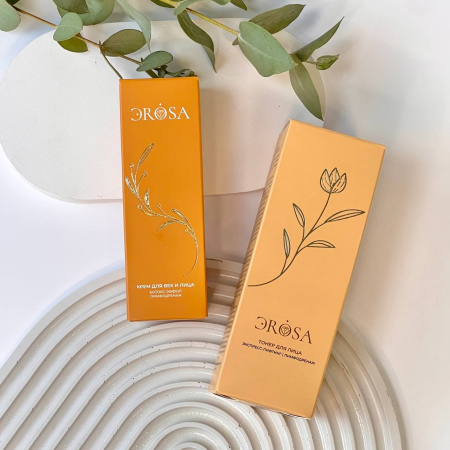 Крем для век и лица Ботокс-эффект и лимфодренаж, ЭROSA, 50 мл